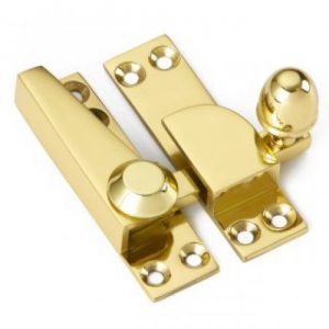 Acorn sash fastener brass