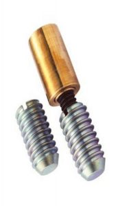 Sash stop lock brass