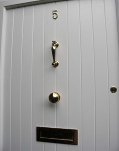 Brass front door fittings