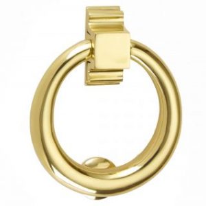 Ring knocker brass