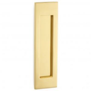 Upright letter plate brass