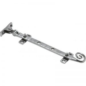 Casement stay pewter finish 1180