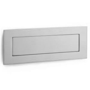 Letter plate chrome