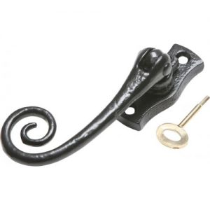 Monkey Tail espagnolette handle black 1167