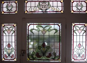 Stained glass front door