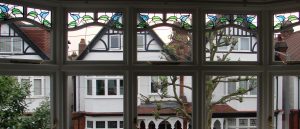 Stained glass window London