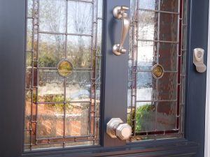 Stained glass front door