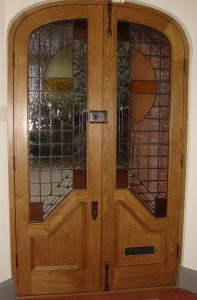 Stained glass front door