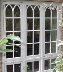 Timber casement window Gothic
