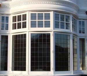 Accoya timber casement windows leaded lights