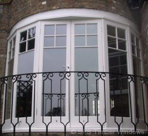 Bespoke timber French doors accoya London 