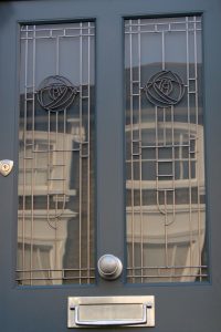 Leaded light front door