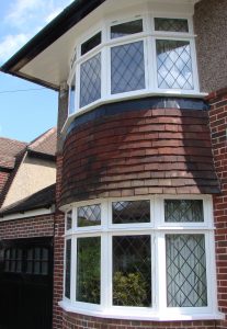 Diamond leaded light windows