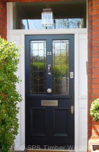 Stained glass front door London