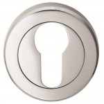 Polished Chrome 50mm Escutcheon plate with Euro Profile