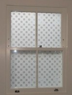 Fleur glass sash window