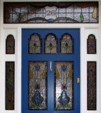 Stained glass front door