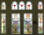 Stained glass front door