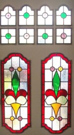 Stained glass front door