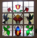 Stained glass front door