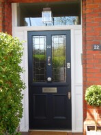 Stained glass front door