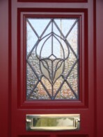 Stained glass front door