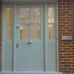 Timber front door 48