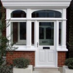 Timber front door 54