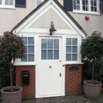 Timber front door 56