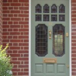 Timber front door 72