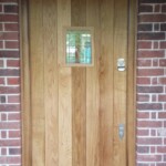 Timber front door 73