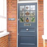 Timber front door 75