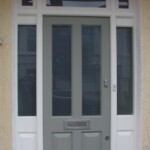 Timber front door 82
