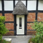 Timber front door 88