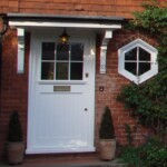 Timber front door 90