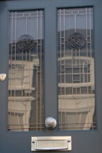 Leaded light front door