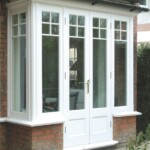 Timber French doors 98